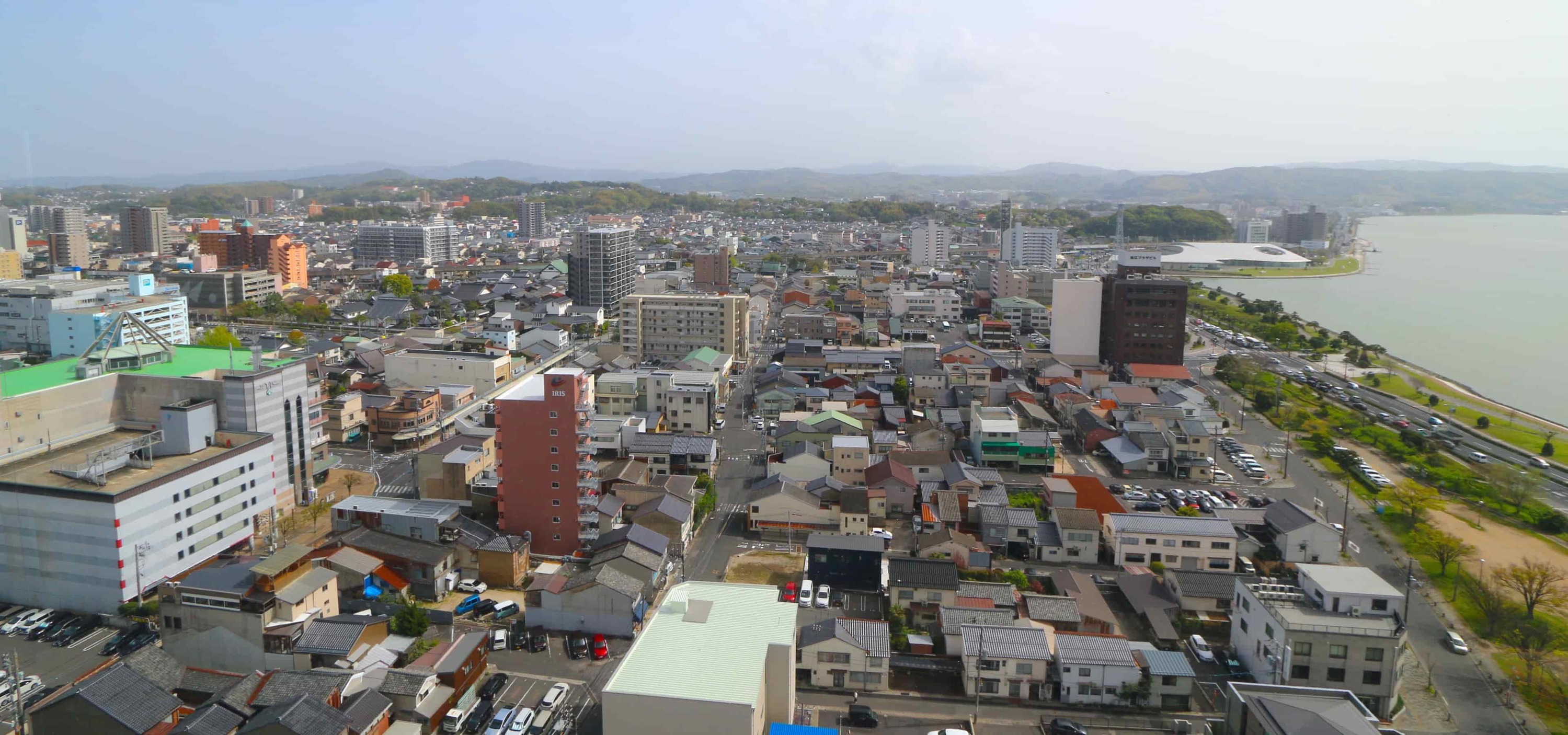 松江市内の町並み