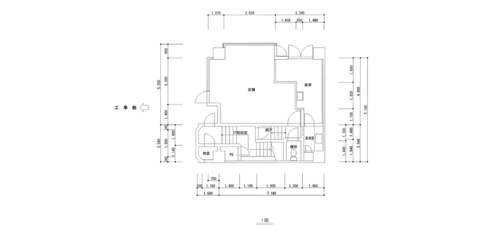 １階間取り図